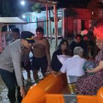 Tanggap dan Humanis, Polres Probolinggo Hadir di Tengah Bencana Banjir