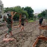 Babinsa Kawal Pembangunan Koperasi Desa, Targetkan Dongkrak Ekonomi Warga