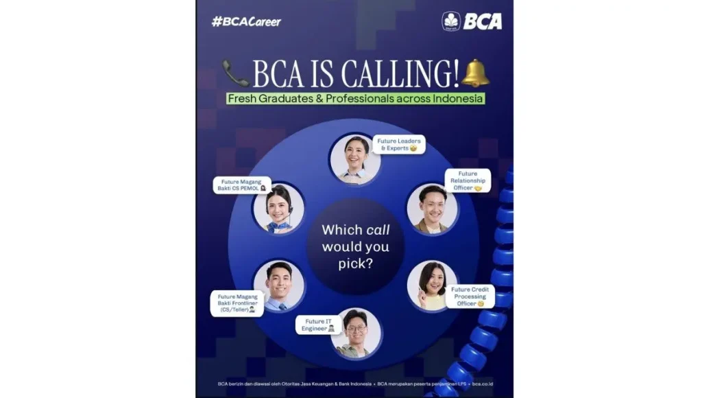BCA Buka Lowongan Oktober 2026, Fresh Graduate Bisa Daftar