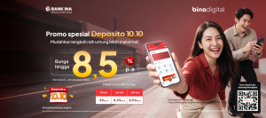 Bank INA Tawarkan Bunga Deposito 8,5%, Berlaku hingga 28 Oktober