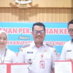 Bank Kalbar Cabang Putussibau Teken PKS Soal Penerapan Transaksi Non Tunai