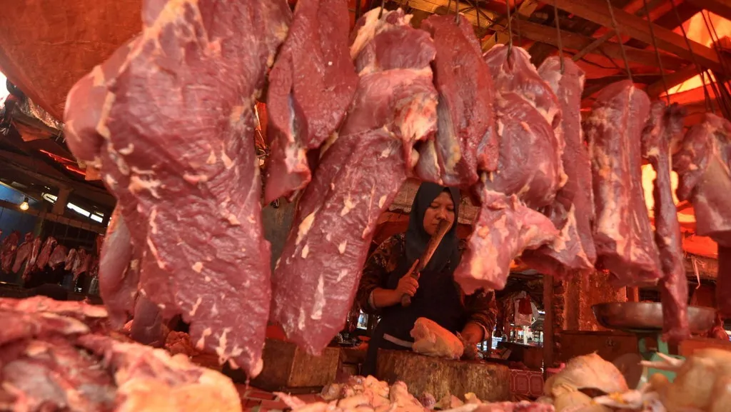 Harga Pangan Nasional Cabai Rawit Rp96.200, Daging Sapi Rp152.700