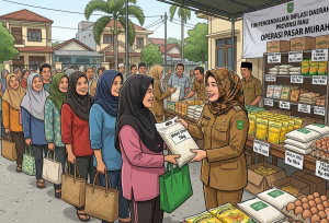Operasi Pasar Murah Riau Hadir di 5 Titik Pekanbaru