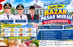 Pasar Murah Bengkulu Digelar 13 Oktober 2026, Beras hingga Daging Ayam Disiapkan